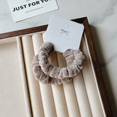 Accessories - Velvet Scrunchie Pack-Khaki - Goodie Goodie