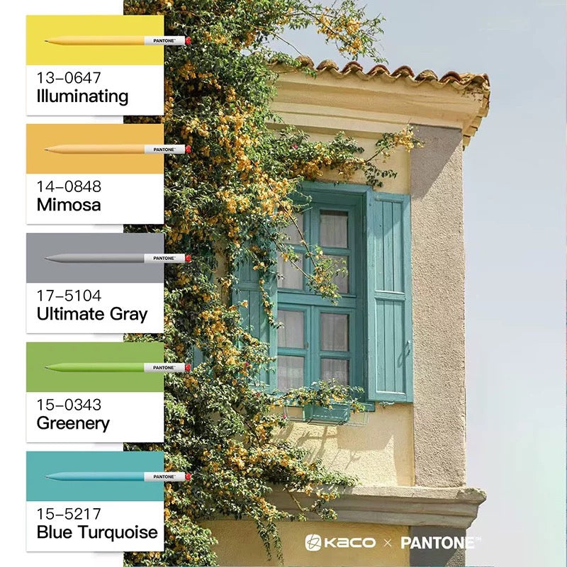 Stationery - Pantone × Kaco Collaboration Gel Pen – 0.5mm Black Ink - Goodie Goodie