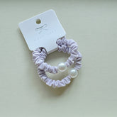 Accessories - Pearl Scrunchie Pack-Purple - Goodie Goodie