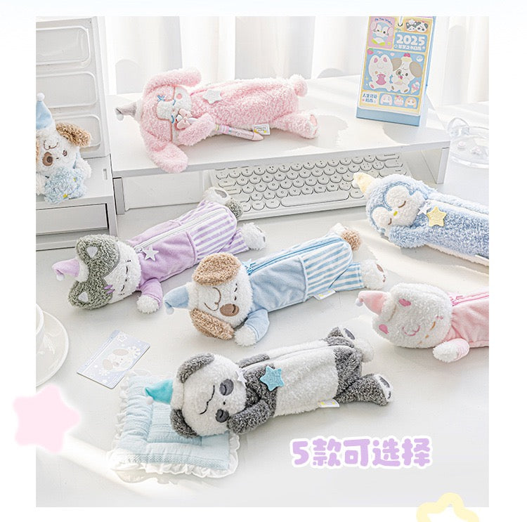 Stationery - Rosyposy Plush Goodnight Pencil Case-Cat - Goodie Goodie