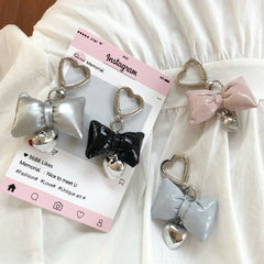 Accessories - Bow Keyring-Silver - Goodie Goodie