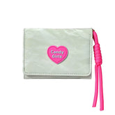 Bags & Storage - Heart Candy Wallet-Green - Goodie Goodie