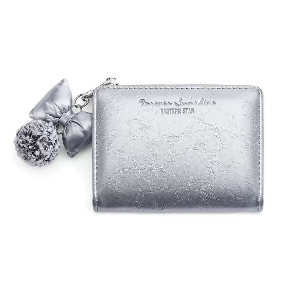 Bags & Storage - Bow Wallet-Silver - Goodie Goodie