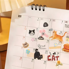 Corner Cats PET Sticker Book 20 Sheets