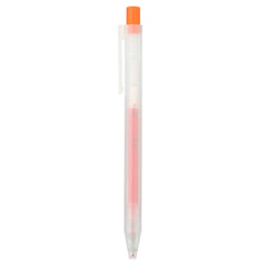 MUJI Smooth Gel Pen 0.5mm Orange