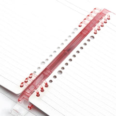 Kokuyo × Pastel Cookie Layered Series 8 Holes Binder Note A4 40 Sheets