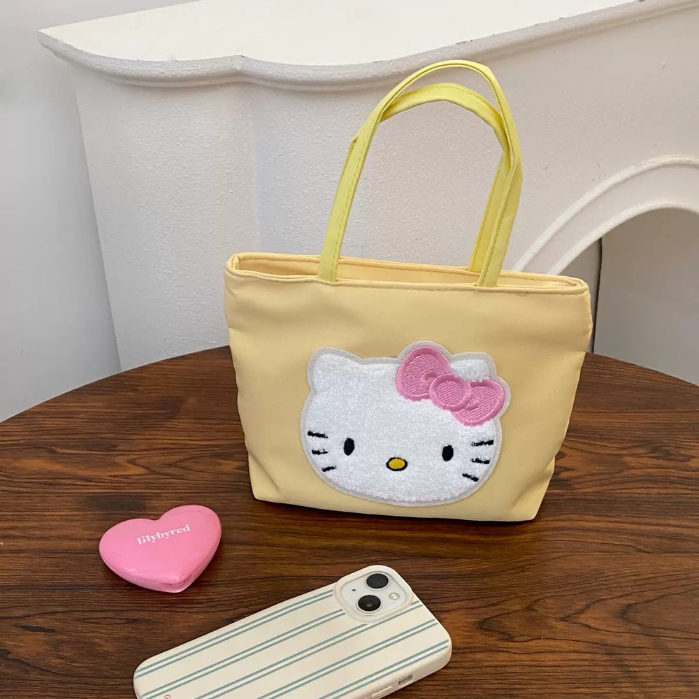 Bags & Storage - Pink Hello Kitty Handbag - 21×17cm - Goodie Goodie