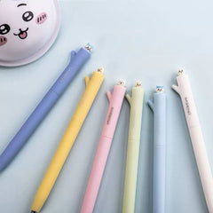 Stationery - Chiikawa Twist Gel Pen 0.5mm Black Ink Assorted - Goodie Goodie