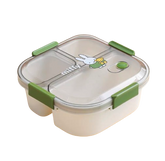 Lunch Boxes & Bags - Miffy Square Bento Lunchbox – 1100ml Green - Goodie Goodie