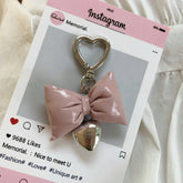 Accessories - Bow Keyring-Pink - Goodie Goodie