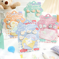 Stationery - Mr. Paper Afternoon Kitten Sticky Notes – 30pcs + 4×30pcs - Goodie Goodie