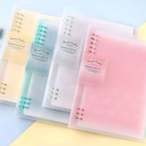Kokuyo × Pastel Cookie Layered Series 8 Holes Binder Note A4 40 Sheets