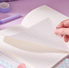 EVA Waterproof Cover A5 Ruled Notebook 72 Sheets Assorted