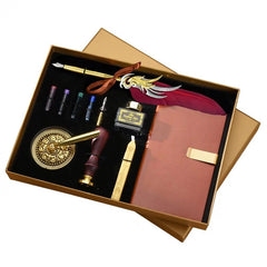 Gifts - Feather Pen & Seal Wax Set - Goodie Goodie