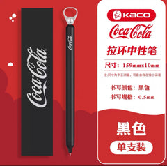 Stationery - Kaco × Coca-Cola Gel Pen 0.5mm Black Ink - Goodie Goodie