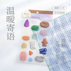 Stationery - Mr. Paper Epoxy Stickers - Goodie Goodie