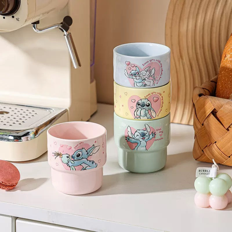 - Stitch Mug Set-of-4 200ml - Goodie Goodie