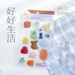 Stationery - Mr. Paper Epoxy Stickers - Goodie Goodie