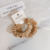 Accessories - Bear Polka Dot Hair Tie Pack-Khaki - Goodie Goodie