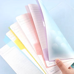 Kokuyo × Pastel Cookie Layered Series 8 Holes Binder Note A4 40 Sheets