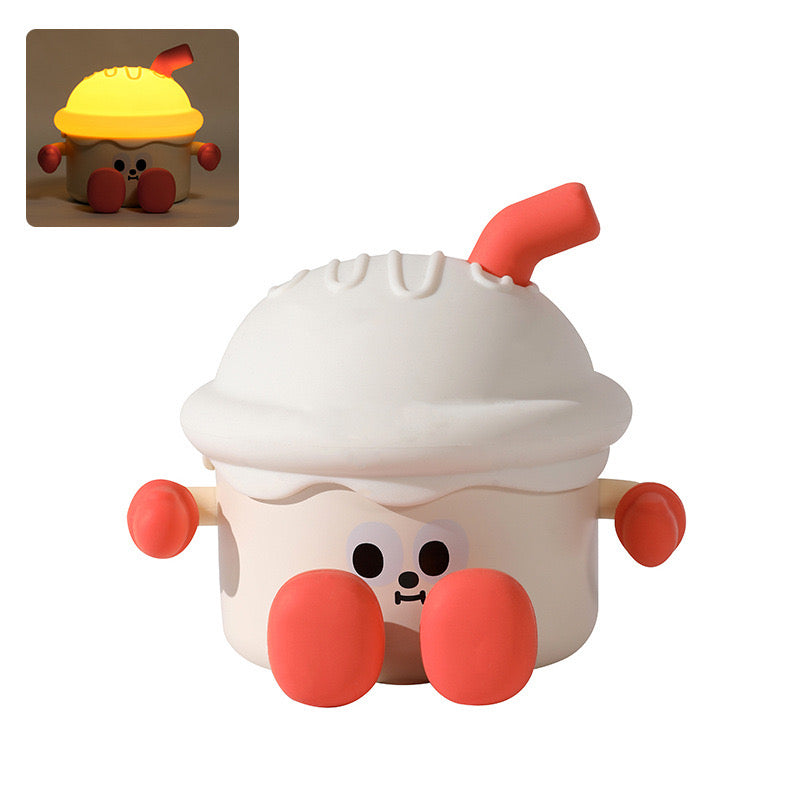 Tech & Toys - Ice Cream Silicone Night Light -White - Goodie Goodie