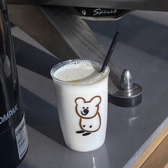 Bottles & Cups - Glass-Bear 470ml - Goodie Goodie