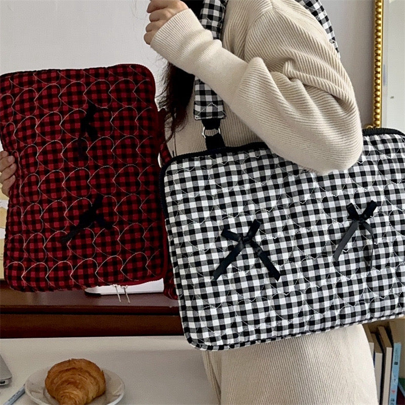 Bags & Storage - Laptop Bag 15-15.6 inch Checkerboard Pattern - Goodie Goodie