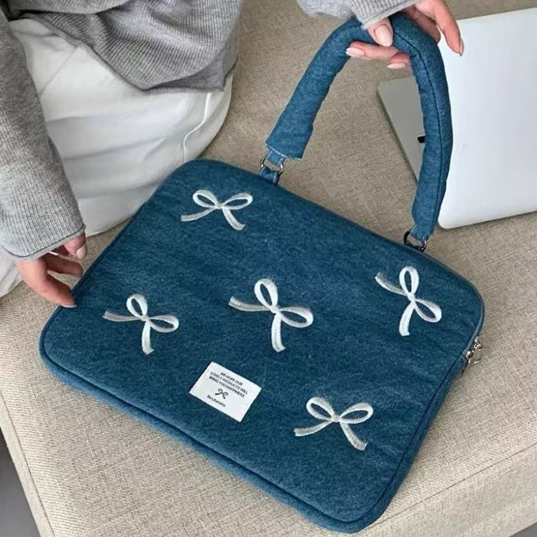 Bags & Storage - Laptop Bag 15.6 inch Denim Bowkont - Goodie Goodie