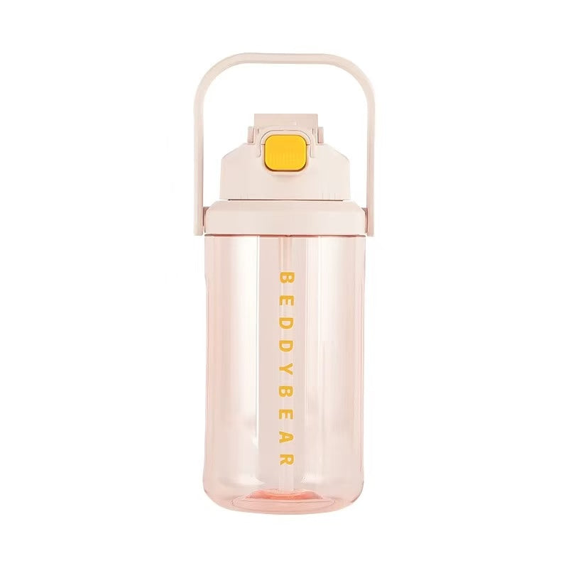 Bottles & Cups - BEDDYBEAR Sport Plastic Drinking Bottle 2200ml - Pink - Goodie Goodie