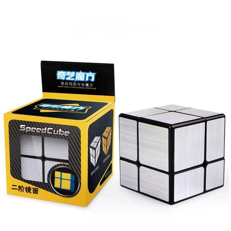 Tech & Toys - QY Mirror Speed Cube 2x2 Silver - Goodie Goodie