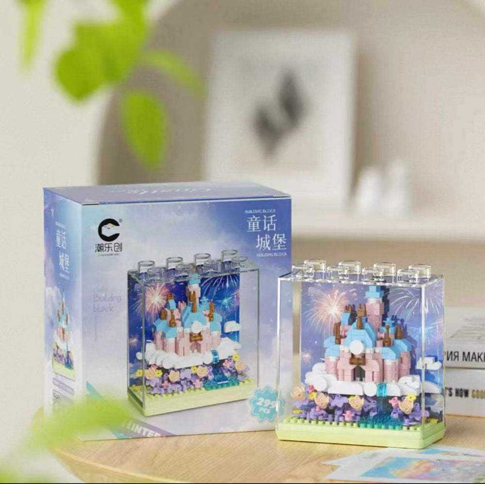 Tech & Toys - Castle Building Block 8.5x8.5x4cm 299pcs - Goodie Goodie