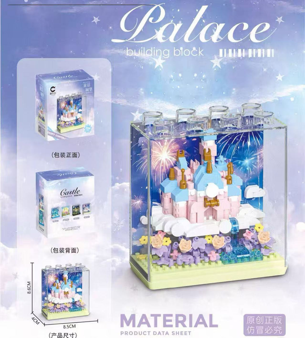 Tech & Toys - Castle Building Block 8.5x8.5x4cm 299pcs - Goodie Goodie