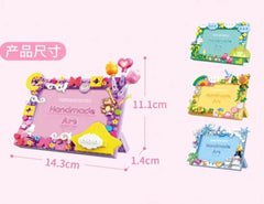 Tech & Toys - Building Block Photo Frame 4"x6" Rainy Day - Goodie Goodie