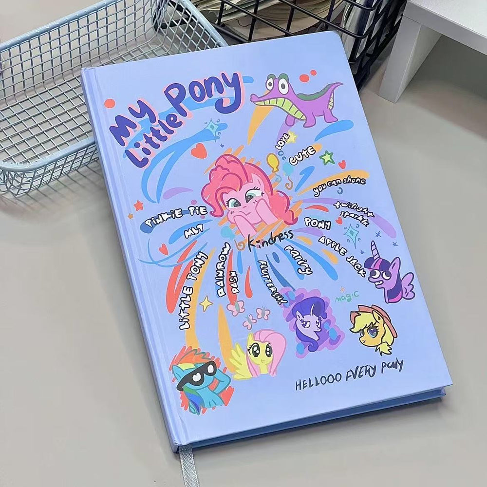 Stationery - Pony A5 Notebook Blue - Goodie Goodie
