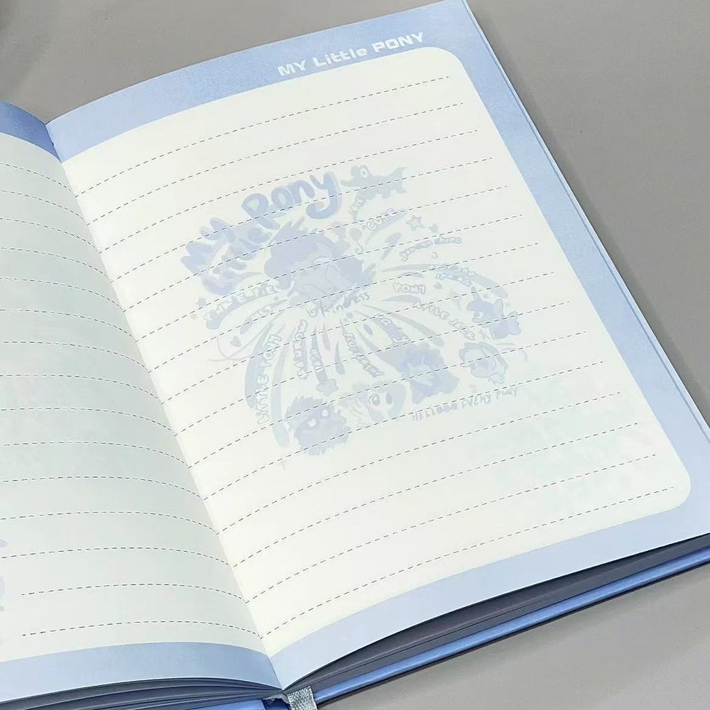 Stationery - Pony A5 Notebook Blue - Goodie Goodie