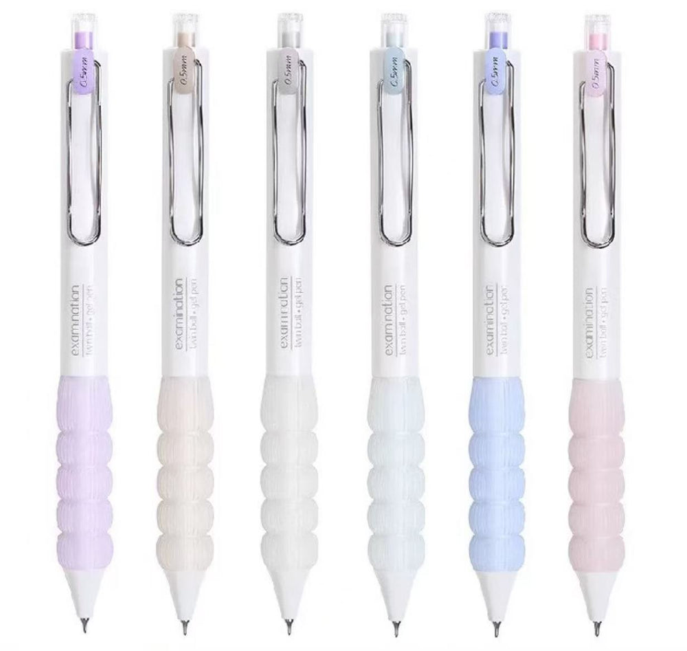 Stationery - DOMI Examination Gel Pen 0.5mm Black Ink Assorted - Goodie Goodie