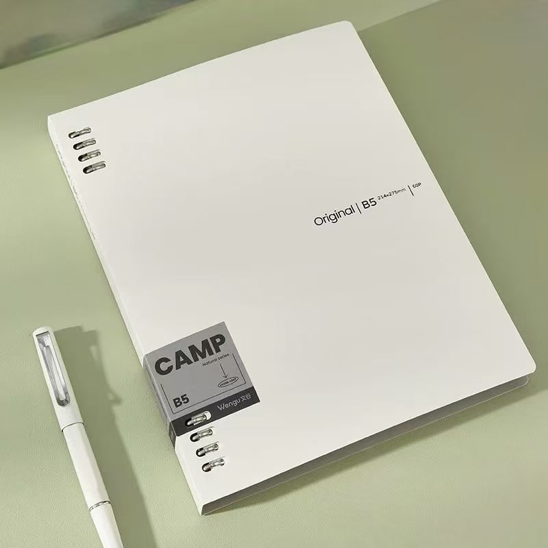 Stationery - Wengu Loose-leaf Notebook B5 214x275mm 60pgs Grey - Goodie Goodie