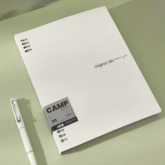 Stationery - Wengu Loose-leaf Notebook B5 214x275mm 60pgs Grey - Goodie Goodie