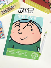 Stationery - Shin-chan B5 8mm Notebook 30sheets Assorted - Goodie Goodie