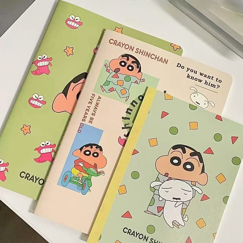 Stationery - Shin-chan B5 Ruled Notebook 30sheets #1 - Goodie Goodie