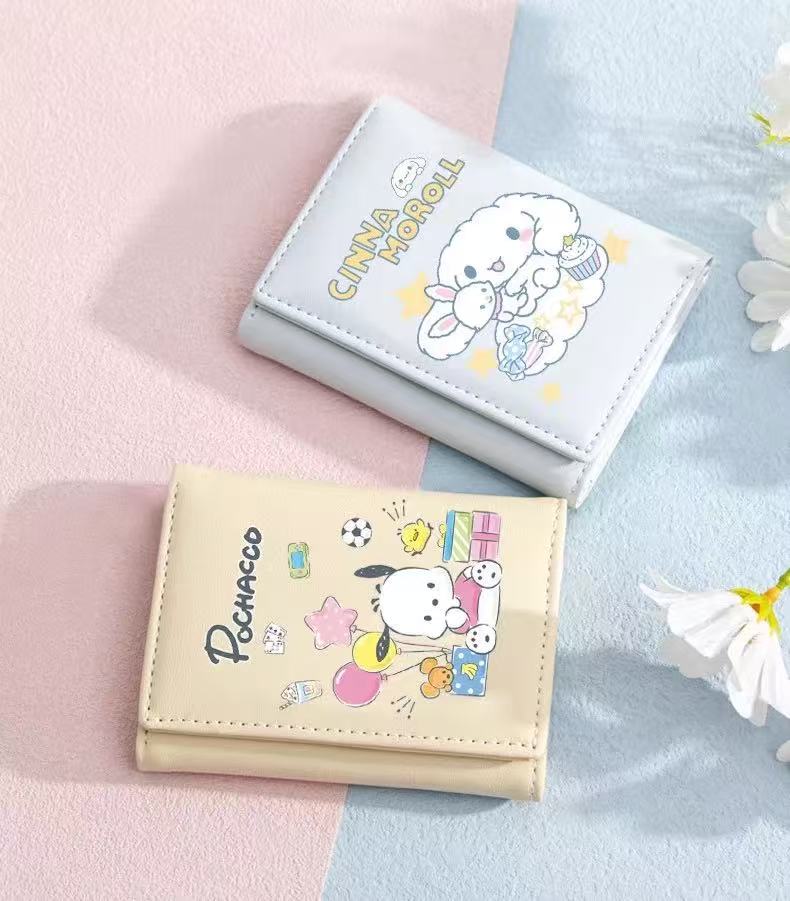 Bags & Storage - Sanrio Trifold Wallet Cinnamoroll #1 - Goodie Goodie