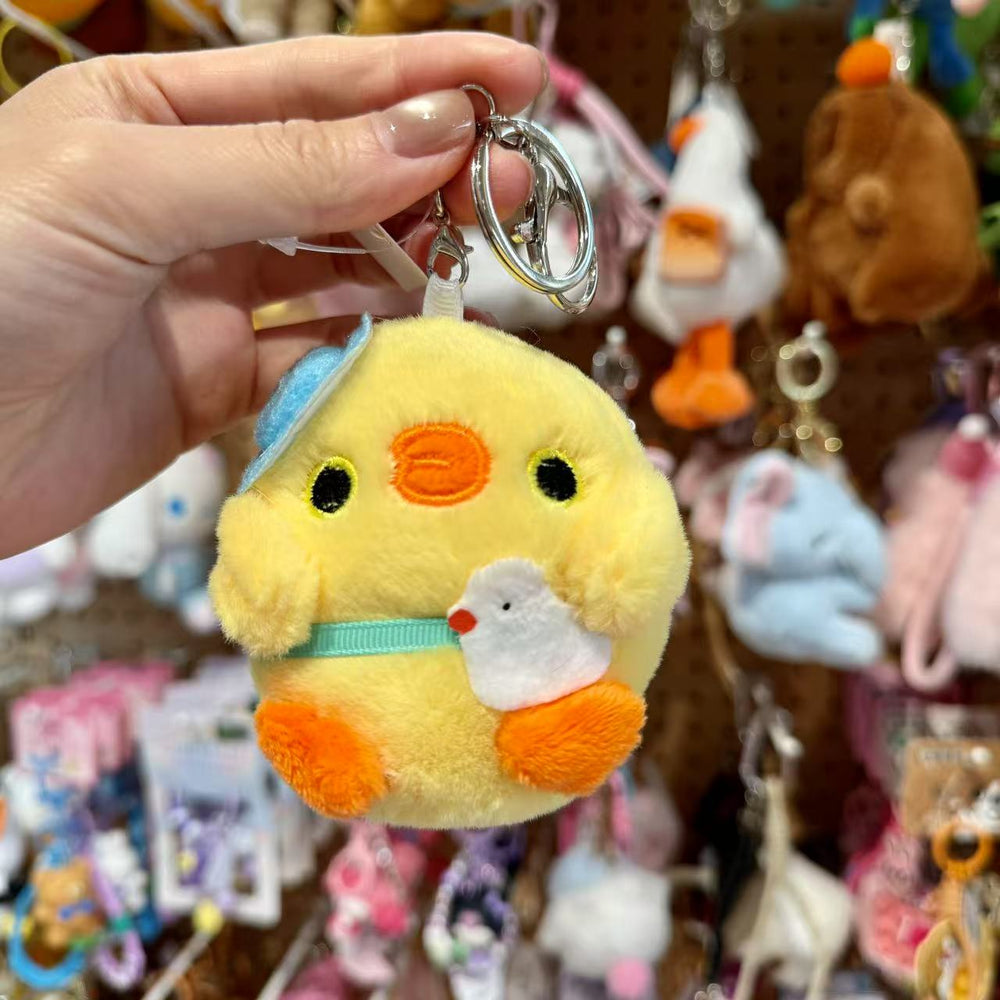 Accessories - Baby Chick Plush Keychain Assorted - Goodie Goodie