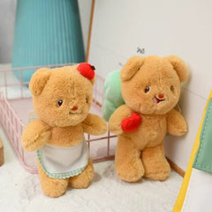 Accessories - Buttebear Love Heart Plush Keychain - Goodie Goodie