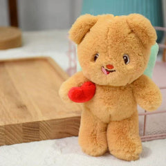 Accessories - Buttebear Love Heart Plush Keychain - Goodie Goodie