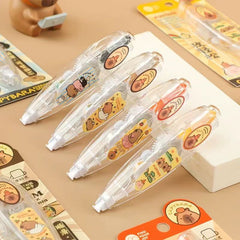 Stationery - Capybara Press Correction Tape 5mm*6m – Orange - Goodie Goodie