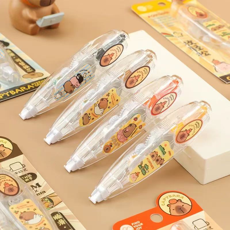 Stationery - Capybara Press Correction Tape 5mm*6m – Brown - Goodie Goodie