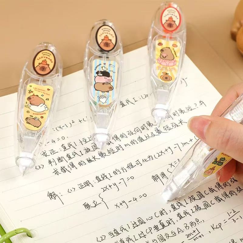 Stationery - Capybara Press Correction Tape 5mm*6m – Yellow - Goodie Goodie