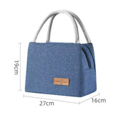 Lunch Boxes & Bags - Insulated Lunch Box Bag 27x19x16cm - Navy - Goodie Goodie