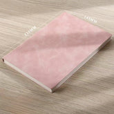 Stationery - Soft PU Leather Cover Notebook A5 100pgs Pink - Goodie Goodie