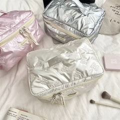 Bags & Storage - Cosmetic Bag 23x18x15cm - Silver - Goodie Goodie